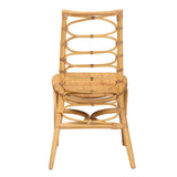 Baxton Studio - Bali & Pari -  Lisbon Modern Bohemian Natural Rattan Dining Chair