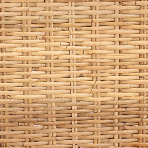 Baxton Studio bali Bali Dermot 2-Piece Dining Chair Set - Modern Bohemian Dark Brown Mango Wood & Natural Rattan Charm MD39507-Mango Wood-DC