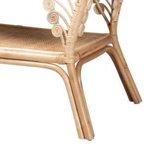 Baxton Studio bali Bastet 2-Tier Console Table - Handcrafted Natural Rattan with Bohemian Style for Home Décor RBS033-Rattan-Console