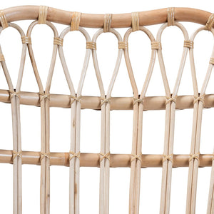 Baxton Studio bali Bali Bajo Rattan Arm Chair - Handcrafted Modern Bohemian Seating with Openwork Design & Comfort Bajo-Rattan-CC