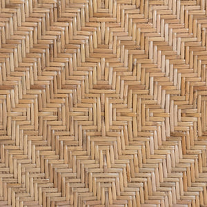 Baxton Studio bali Ayana Mid-Century Modern Rattan Dining Chair - Two-Tone Black & Natural Brown, Fully Assembled Ayana-Rattan-DC