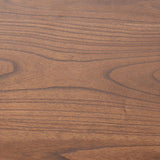 Baxton Studio Salvatore Mid-Century Modern Walnut Brown Finished Wood King Size Platform Bed