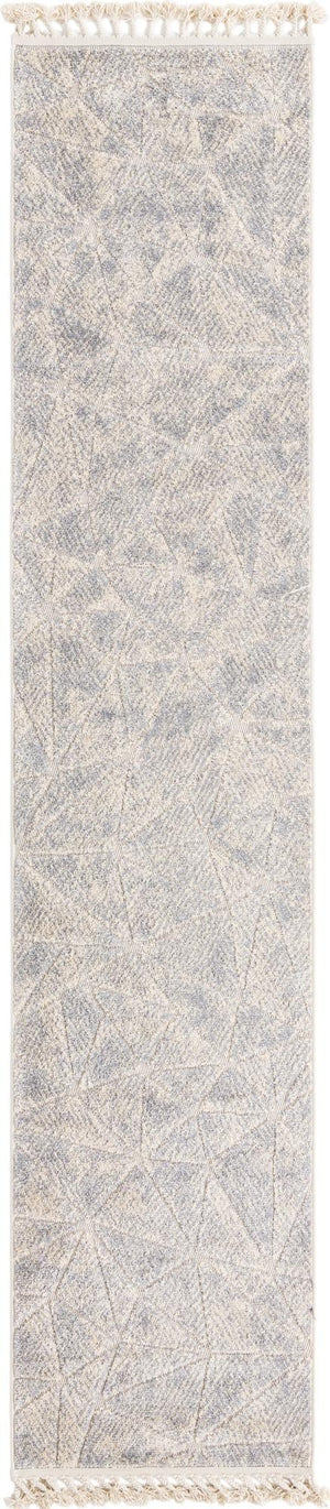 Unique Loom Arlo AJ Machine Made Geometric Rug Sandy Beige, Gray/Ivory 2' 7" x 12' 2"
