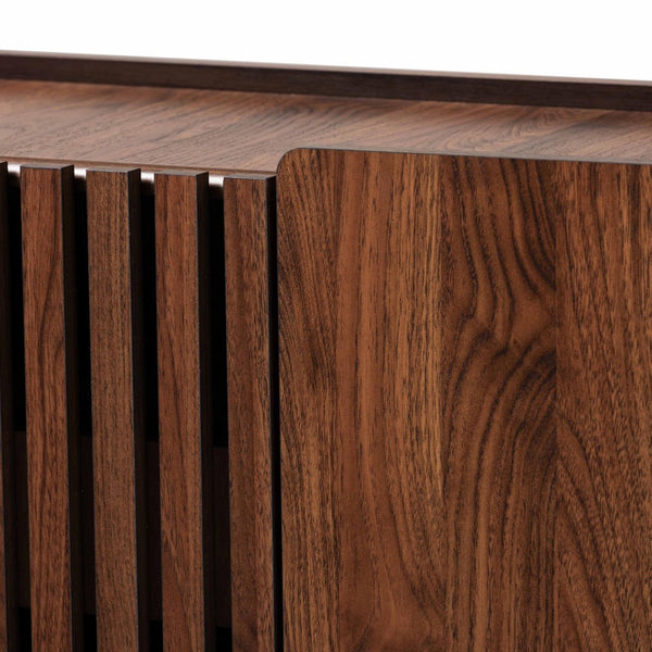 Baxton Studio Baxton Studio Paricia Mid-Century Modern Walnut Brown Shoe Cabinet with Smart Storage Solutions SESC70340WI-CLB-Shoe Cabinet