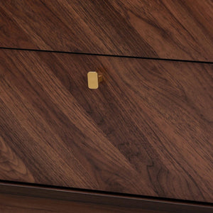 Baxton Studio Baxton Studio Markell 6-Drawer Mid-Century Modern Dresser in Walnut Brown for Stylish Storage Solutions LV44COD44231WI-CLB-6DW-Dresser