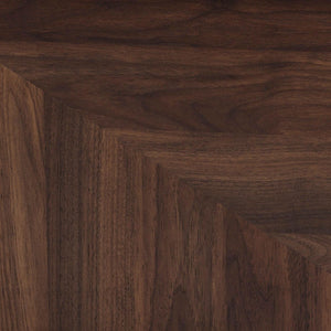 Baxton Studio Baxton Studio Graceland Mid-Century Walnut Brown 2-Door TV Stand with Open Shelves & Cord Management LV45TV4512WI-CLB-TV Stand