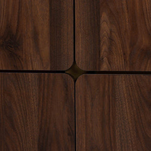 Baxton Studio Baxton Graceland Mid-Century Walnut Wood Shoe Cabinet with 18-Pair Storage and Stylish Design LV45SC4515WI-CLB-Shoe Cabinet