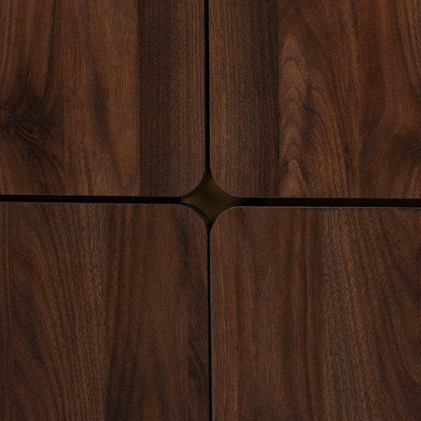 Baxton Studio Baxton Graceland Mid-Century Walnut Wood Shoe Cabinet with 18-Pair Storage and Stylish Design LV45SC4515WI-CLB-Shoe Cabinet