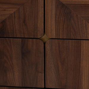 Baxton Studio Baxton Studio Graceland 6-Drawer Dresser in Walnut Brown - Mid-Century Modern Storage Solution LV45COD45231WI-CLB-6DW-Dresser