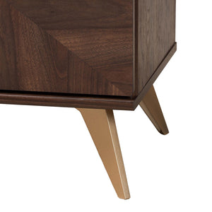 Baxton Studio Baxton Studio Graceland 6-Drawer Dresser in Walnut Brown - Mid-Century Modern Storage Solution LV45COD45231WI-CLB-6DW-Dresser