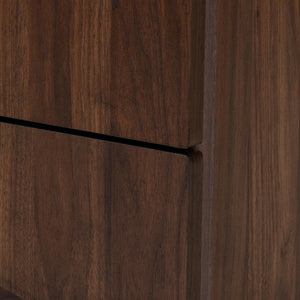 Baxton Studio Baxton Graceland Mid-Century Modern Nightstand with 2-Drawers in Walnut Brown - Stylish Storage Solution LV45ST4524WI-CLB-NS