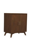 IDEAZ 1327APB Walnut Compact Bar Cabinet Walnut 1327APB