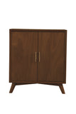 IDEAZ 1327APB Walnut Compact Bar Cabinet Walnut 1327APB