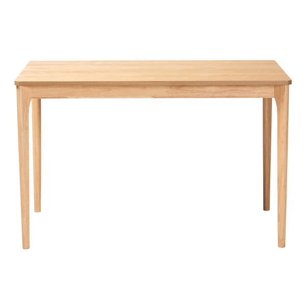 Baxton Studio Baxton Studio Mid-Century Modern Oak Dining Table - Stylish, Durable, Seats 4 - Perfect for Entertaining! Sherwin-Natural Oak-DT