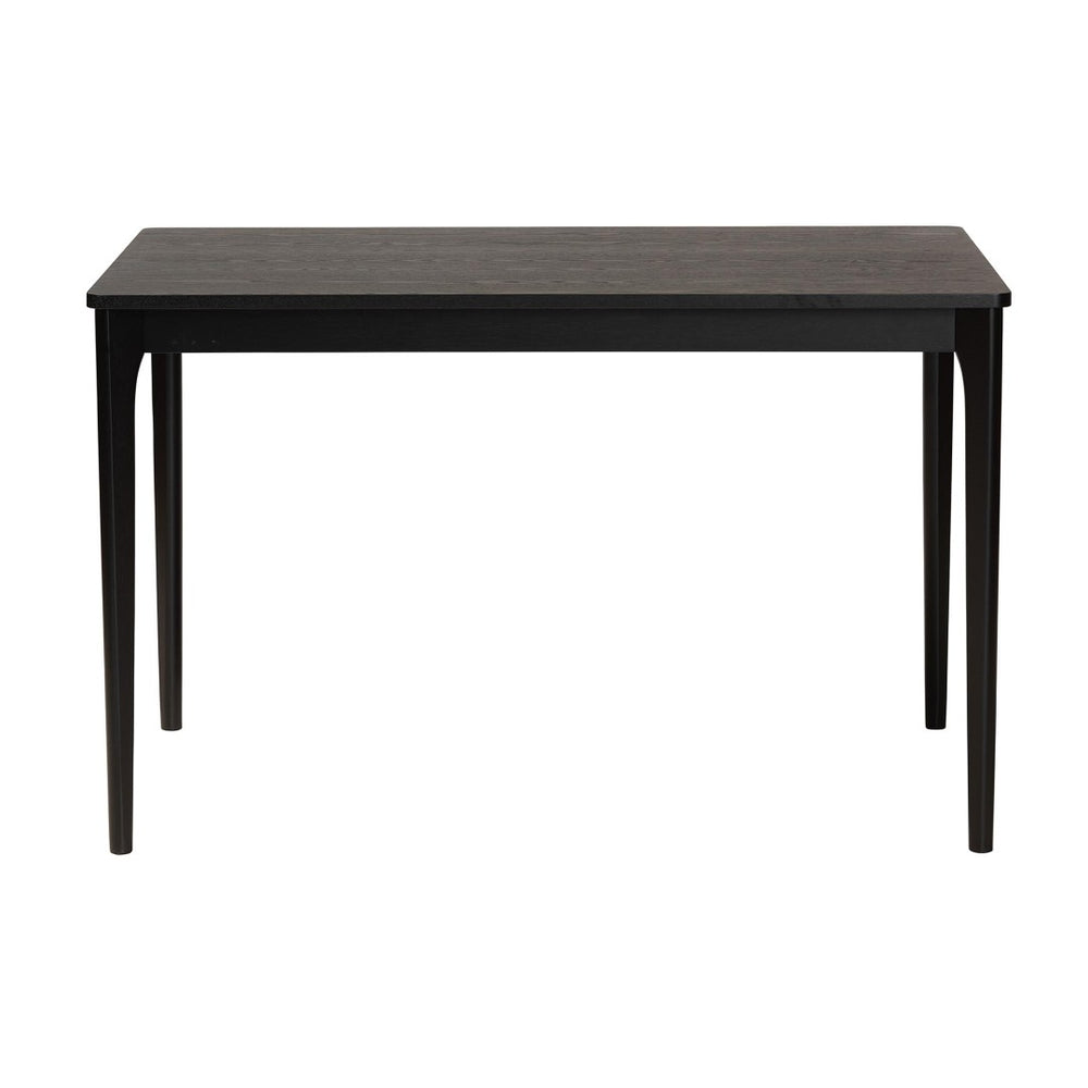 Baxton Studio Baxton Studio Sherwin Mid-Century Modern Black Wood Dining Table - Stylish, Compact & Durable Design Sherwin-Black-DT