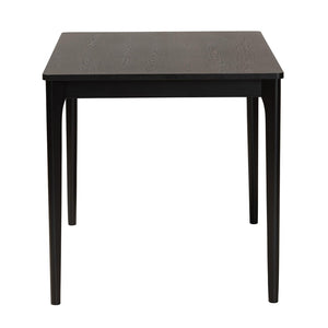 Baxton Studio Baxton Studio Sherwin Mid-Century Modern Black Wood Dining Table - Stylish, Compact & Durable Design Sherwin-Black-DT