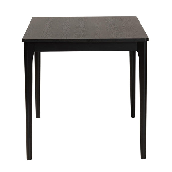 Baxton Studio Baxton Studio Sherwin Mid-Century Modern Black Wood Dining Table - Stylish, Compact & Durable Design Sherwin-Black-DT