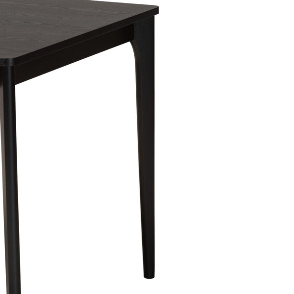 Baxton Studio Baxton Studio Sherwin Mid-Century Modern Black Wood Dining Table - Stylish, Compact & Durable Design Sherwin-Black-DT