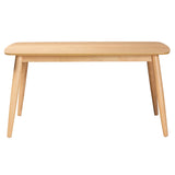 Baxton Studio Flora Mid-Century Modern Finished Wood Dining Table Natural Oak Flora-Natural Oak-DT