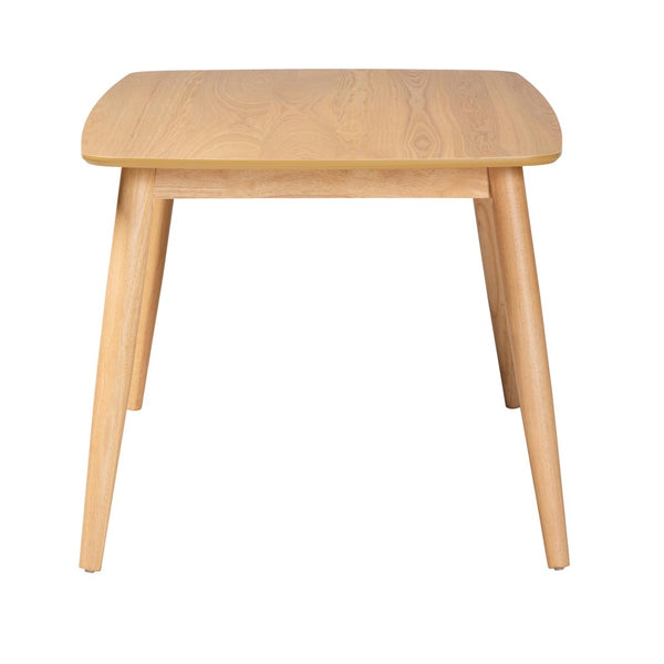 Baxton Studio Baxton Studio Flora Mid-Century Modern Dining Table – Natural Oak Finish, Durable & Stylish Design Flora-Natural Oak-DT