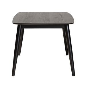 Baxton Studio Baxton Studio Flora Mid-Century Modern Black Wood Dining Table - Stylish, Durable & Seats 6! Flora-Black-DT