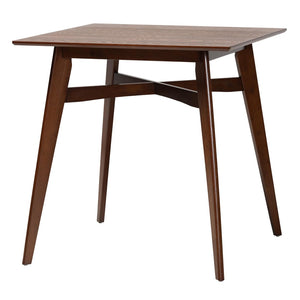 Baxton Studio Baxton Studio Leena Mid-Century Modern Walnut Brown Pub Table - Stylish Counter Height Design! Leena-Walnut-PT