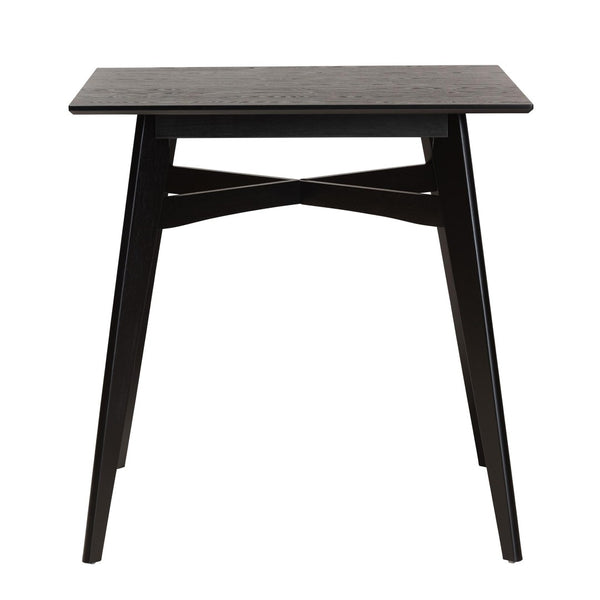 Baxton Studio Baxton Leena Mid-Century Modern Black Wood Counter Height Pub Table - Stylish & Durable Design Leena-Black-PT