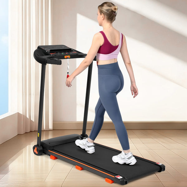 English Elm Treadmills Folding Home Fitness Machine 2.5hp Motor Shock Absorbing Belt Bluetooth Speaker N728P266573A