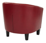 OSP Home Furnishings Ethan Tub Chair Cranberry