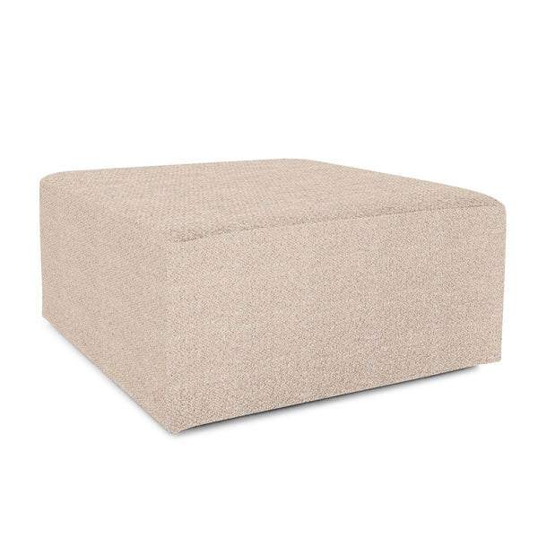 Howard Elliott Universal Square Ottoman - Stylish Knobby Weave Design With Soft Texture For Modern Living Spaces Brown 100% Polyester 133-1286-howard-elliott