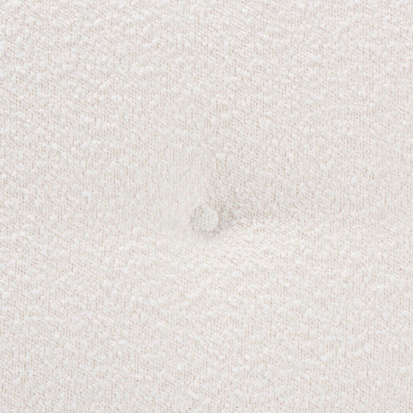 Baxton Studio Baxton Orella Japandi Bench: Cream Boucle Cushion & Walnut Brown Legs for Elegant Living Spaces BBT5473-Maya-Cream/Walnut-Bench