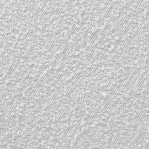 Baxton Studio Baxton Elkie Japandi Ottoman: Light Grey Boucle Footstool with Walnut Legs for Modern Interiors BBT5474-Maya-Sky Grey/Walnut-Foot Stool