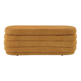 OSP Home Furnishings Clifford Storage Bench Medallion Sherpa