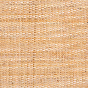 bali & pari Maryland Modern Bohemian Natural Rattan and Acacia Wood 2-Piece Dining Chair Set