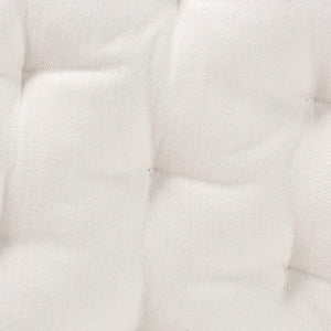 Baxton Studio Ediva Modern Bohemian White Natural Rattan Peacock Accent Chair