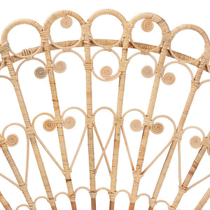 Baxton Studio bali Rasima Queen Size Rattan Headboard - Handcrafted Modern Bohemian Design for Chic Bedrooms WS038-Rattan-Natural-HB-Queen