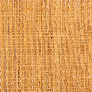 Baxton Studio bali Savitri Handcrafted Modern Bohemian Rattan Console Table with 2-Tier Storage & Unique Design DCWH1004-Light Honey Rattan-Lucia Console Table