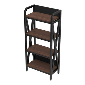 English Elm 56.30'' Stylish Bakers Rack - 4-Tier Metal & Wood Kitchen Organizer For Compact Spaces & Versatile Use W3387P312345