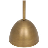 Robert Abbey Ledger Floor Lamp Warm Brass Finish with Dark Walnut Accents Metal Shade