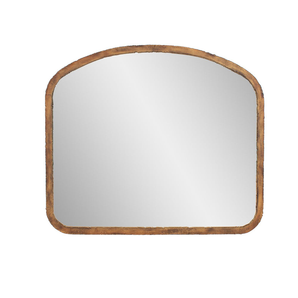Howard Elliott Marius Arched Mirror - A Perfect Blend Of Industrial Style And Rustic Charm For Your Home Decor Silver Metal 13418-howard-elliott