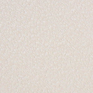 Baxton Studio Baxton Studio Finlay Modern Japandi Cream Boucle Ottoman with Walnut Wood Legs - Versatile & Stylish BBT5487-Walnut/Maya Cream-Stool