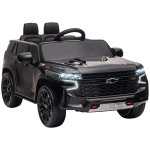 English Elm Aosom Licensed Chevrolet Tahoe 12v Kids Electric Ride on Suv with Remote Control W2225P200612