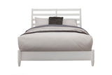IDEAZ White Bed with Slat Headboard White 1344APB