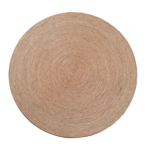 Baxton Studio bali & pari Bistra Modern Bohemian Natural Brown Seagrass and Wood Dining Table