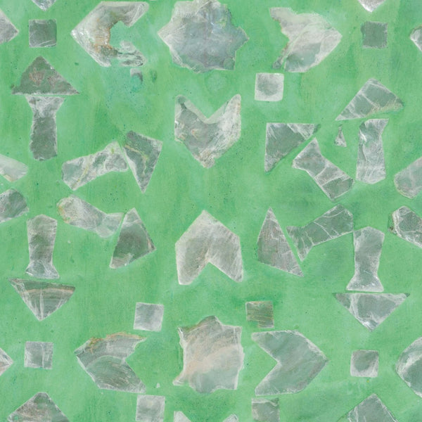 Baxton Studio Baxton Studio Didrika Seafoam Green Console Table with Mother-of-Pearl Finish for Modern Homes F232-FT36-Console Table