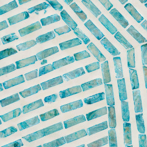 Baxton Studio Baxton Studio Draven Modern Bohemian End Table with Mother of Pearl Inlay for Stylish Spaces F232-FT37-Accent Table