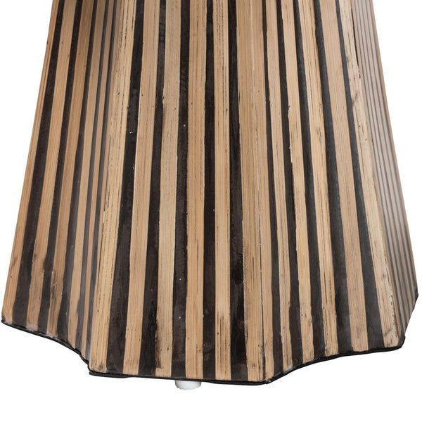 Baxton Studio Baxton Studio Devika Bohemian Bamboo End Table – Modern Two-Tone Accent for Stylish Living Spaces F232-FT57-Bamboo-End Table