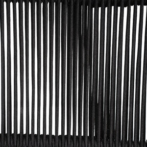 English Elm Christopher Knight Home® - Verona Acacia Wood Outdoor Chat Set with Plush Cushions, Hand-Braided Rope Accents, Weatherproof Finish Beige,Black,Natural VERONA4CTBLK