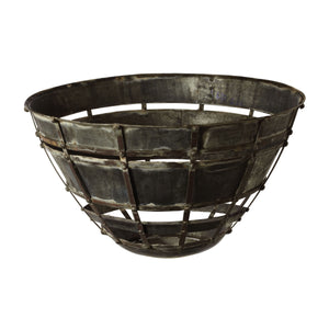 Colossal Fortress Bowl - Distressed Silver 135005 Elk Home