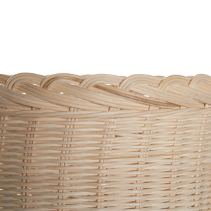 Chelsea House Braided Wicker Planter Large Hand-Woven Rattan 12"X14" With Signature Braid Trim For Decor & Storage 13516918